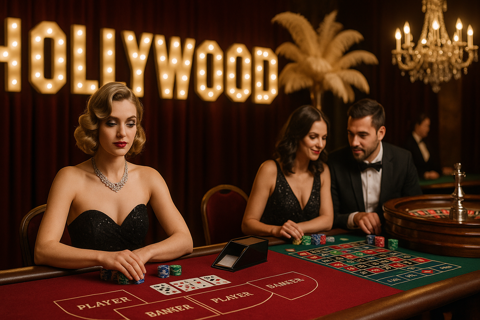 Hollywood Glamour Casino Night for Companies